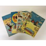 FIVE RARE AND COLLECTABLE 1960'S CHILDREN'S COMICS TO INCLUDE :- THE BEANO SUMMER SPECIAL 1964,