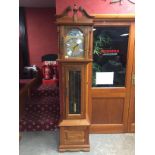 LONG CASE 8 DAY CLOCK, HAND BUILT BY G.C.