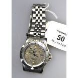 A gentleman's Tag Heuer wristwatch, stainless steel, granular dial, water resistant to 200 metres