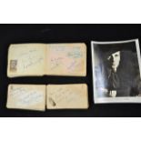 A collection of theatrical autographs form the 1930's to the present day,