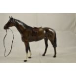 A Beswick racehorse in brown gloss, possibly a special commission,