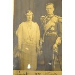 A Vandyk photograph of Prince Albert, Duke of York and Princess Elizabeth,