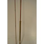 A B James & Son London England Richard Walker Mk IV Avon rod, two piece split cane,