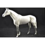 A Beswick racehorse, Bois Roussel, in grey gloss - L36.5cm, H29cm.