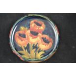 A Moorcroft Pottery bowl in the 'Big Poppy' design,