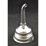 An early 19th century Scottish silver wine funnel in two parts, Edinburgh, maker W & P Cunningham,