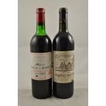 A bottle of 1979 Chateau Cantemerle Medoc,