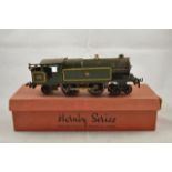 A Hornby O gauge clockwork 4-4-2 locomotive in GWR green livery, no.2221, in no.