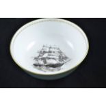 A Spode bowl commemorating the centenary of the launching of the Cutty Sark - limited edition