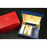 An 18ct gold Festina 'Saphire' gentleman's wristwatch, 18ct gold bracelet, baton numerals with