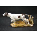 A Royal Doulton figure of a pointer on naturalistic base, HN2624 - L29cm CONDITION REPORT good