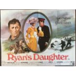 A 1970 original British quad poster of the film entitled 'Ryan's Daughter' - folded CONDITION REPORT