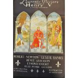 Laurence Olivier's Henry V, starring Robert Newton - British film poster (75x49cm) - folded