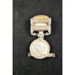 An India Campaign Medal with two clasps - Tirah 1897-98 and Punjab Frontier 1897-98, inscribed '4603