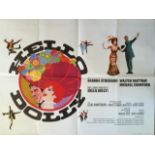 A 1969 original British quad poster of the film entitled 'Hello Dolly' - folded CONDITION REPORT