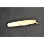 A Blankensee 9ct gold sheathed penknife, approx gross weight 27.5g. CONDITION REPORT slightly