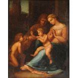 A copy after RAPHAEL SANZIO (Italian 1483-1520), A PAINTING, "The Virgin and Child with the Infant