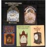 Four reference books by Brian Loomes including - Grandfather Clocks, White Dial Clocks, Antique