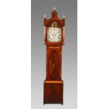 GEORGE BARTLE, BRIGG An unusual late Georgian crossbanded and inlaid Mahogany eight day LONGCASE