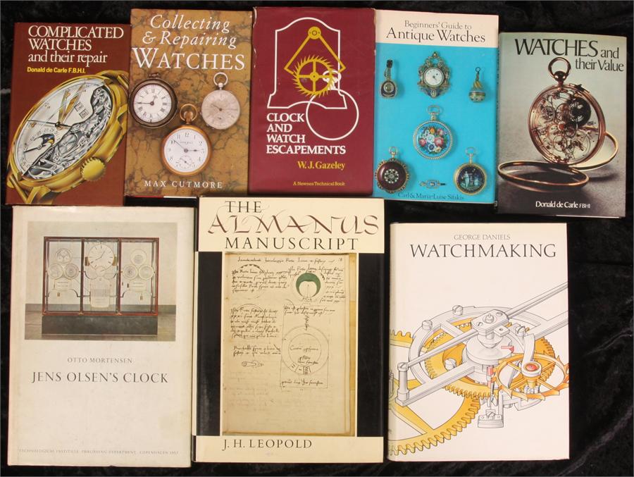 The Almanus Manuscript by J H Leopold, Jens Olsen’s Clock by Otto Mortensen, Watchmaking by George