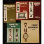 English Barometers by Nicholas Goodison, Barometers by Edwin Banfield - 3 volumes and Barometers