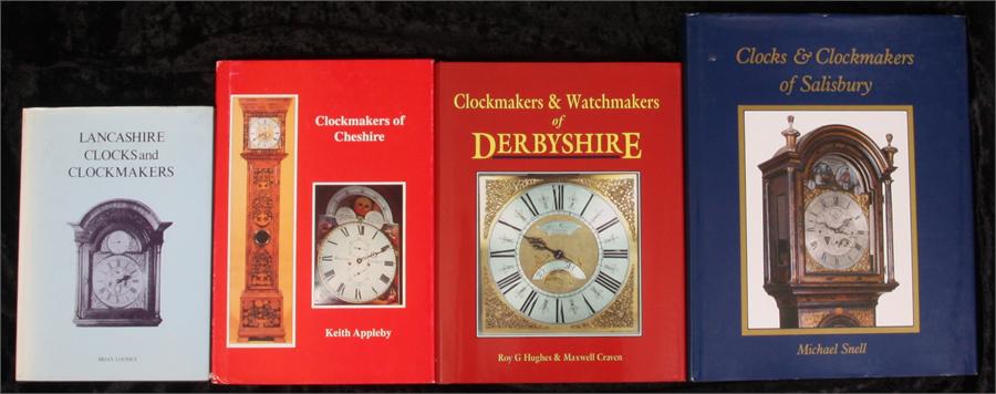 Clocks and Clockmakers of Salisbury by Michael Snell, Clockmakers and Watchmakers of Derbyshire by