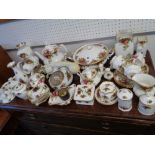 Extensive Royal Albert Old Country Roses Dinner & Tea Service and a Royal Albert Dial Telephone