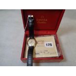 Boxed Gents Omega Constellation Automatic Chronometer with Guarantee from 1958 Condition – Some wear