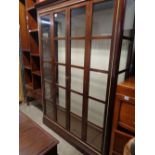 Large High Quality Glazed China Display Cabinet with Brass fittings and glass shelves Condition –