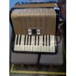 Hohner of Germany Accordion of 12 keys in fitted case