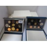 Collection of Royal Mint United Kingdom Proof Coin Sets 1983-1991 (9)
