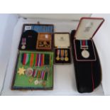 WWII Territorial 4 Medal group for SJT W K Blomfield REME 1455658and assorted related items