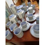 Hornsea 'Tapestry' pattern dinner / Tea service comprising of tureen, Teapots, Mugs and Teacups,