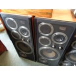 Pair of E70 Wharfedale Speakers with adjustable high & Low in wooden cabinets, Condition - Good
