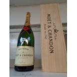 Moet Chandon Champagne 3000ml in wooden casket