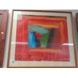 Howard Hodgkin, Impressionist Print framed, 53 x 48cm