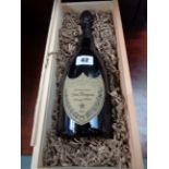 Champagne Dom Perignon Vintage 2004 750ml in wooden casket