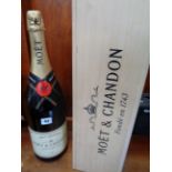 Moet & Chandon Champagne Imperial Brut 3000ml with wooden casket