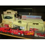 Various Matchbox fire engines