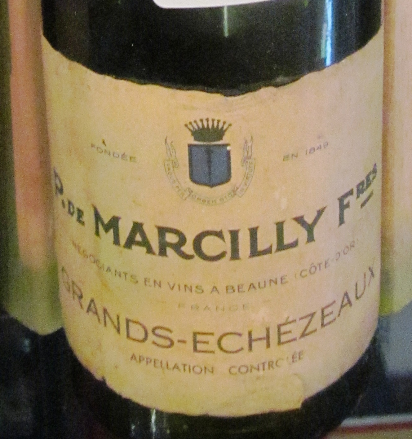 A P.de Marcilly Fres 1959 Grands-Echezeaux.