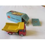 A Corgi No458 earth dumper truck (boxed)