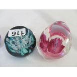 A Caithness Jubilee Orchid and Fantasy Orchid paperweights