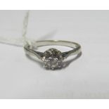 A single stone diamond ring