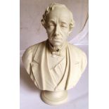 A Copeland Parian ware bust of Lord Beaconsfield 1878