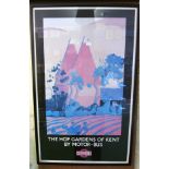 DOROTHY DIX - a limited edition poster 'The hop gardens of Kent by Motor Bus' published Waterlow &