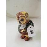 A Rye pottery Country gent series Mr Owl