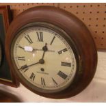 A wall clock with R.Salisbury & Sons Guildford, on dial.