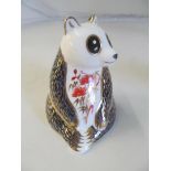 A Royal Crown Derby Panda 'Mimi' with gilt seal