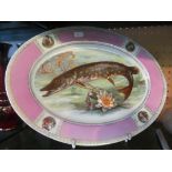 An oval fish platter.