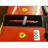 A Schaeffer Ferrari Rosso Corsa pen (i.c)